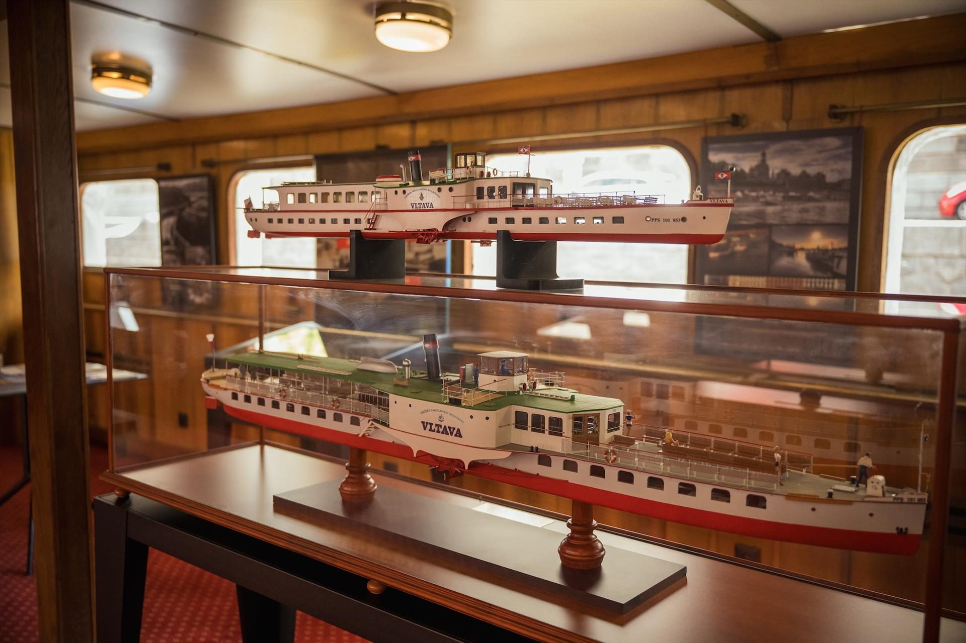 Museum of Steamboats on board the Vyšehrad