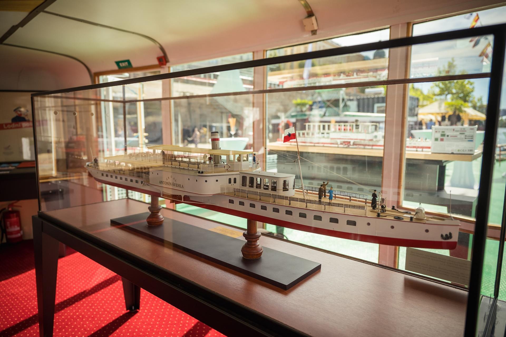 Museum of Steamboats on board the Vyšehrad