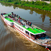 A Cruise to Slapy Every Weekend on a Historic Steamboat