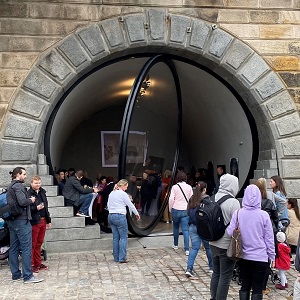 The Andante boat connected the opening of the cells on Rašín and Hořejší embankment