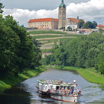 Trip on a Boat to Mělník