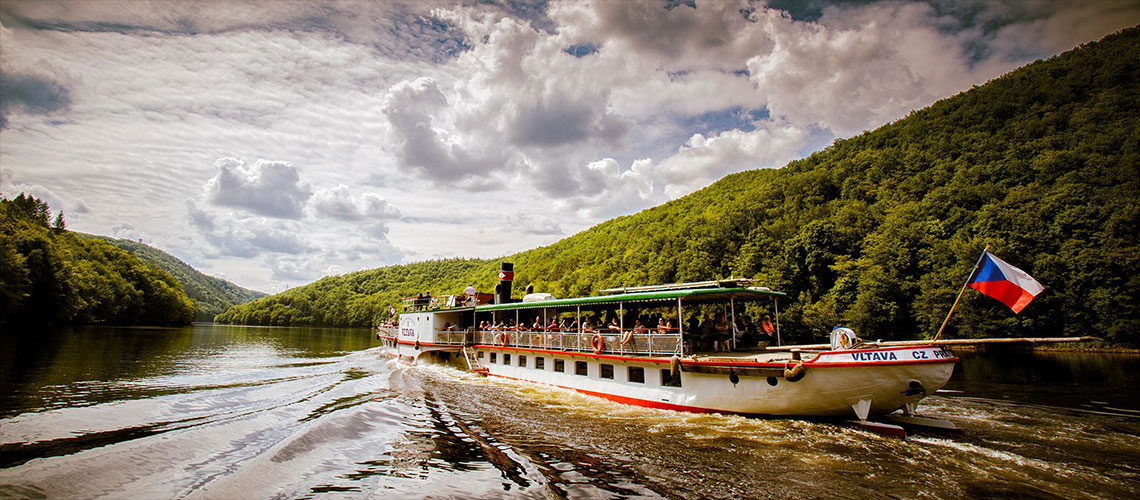 Dampfschiff Vltava