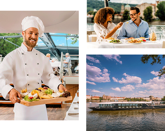 Mittagessen auf dem Schiff