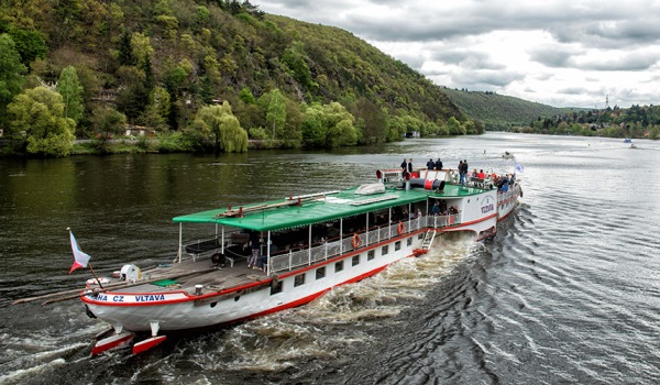 Schifffahrt nach Slapy